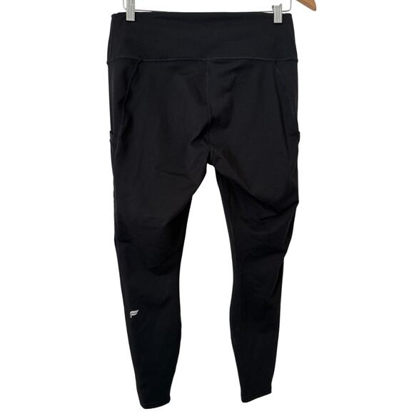 2 Fabletics Black Power Capri High Rise Leggings with Pockets-Large - Picture 6 of 8